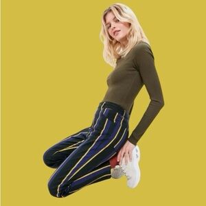 🔥NWT! URBAN OUTFITTERS! HOT LAVA STRIPED STRAIGHT LEG PANT! SOLD OUT!!